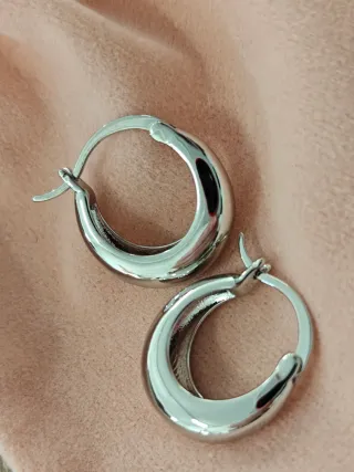 Pendientes Plata Aro Grueso