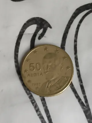Moneda de 50 céntimos 2002