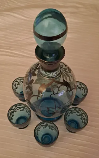 Set liquore vintage Art Decó