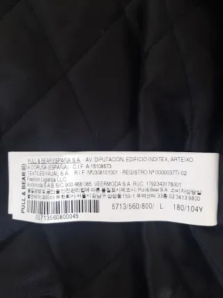 Cazadora Cuero Negra Pull&Bear