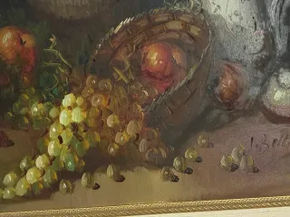 Cuadro al óleo bodegón J. Beltrán