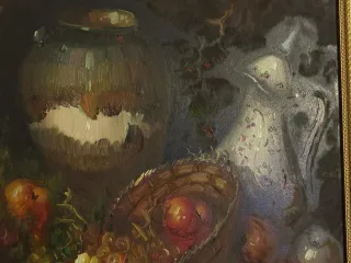 Cuadro al óleo bodegón J. Beltrán