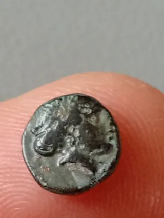 ≡ Espectacular Moneda griega Troas Antandros Leon