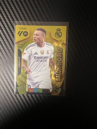 Mbappé Balón de Oro Panini adrenalyn