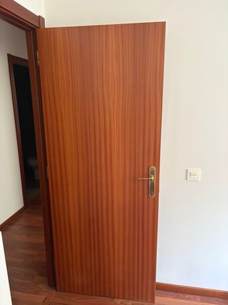 Puerta de madera interior