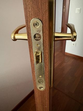 Puerta de madera interior