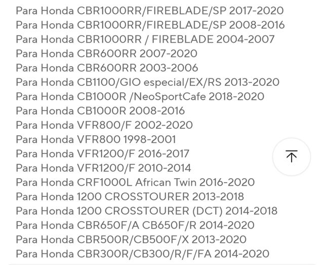 Manillar de motocicleta Xitomer Semspeed universal