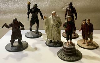 6 Figuras Plomo Pintadas Mano Coleccion