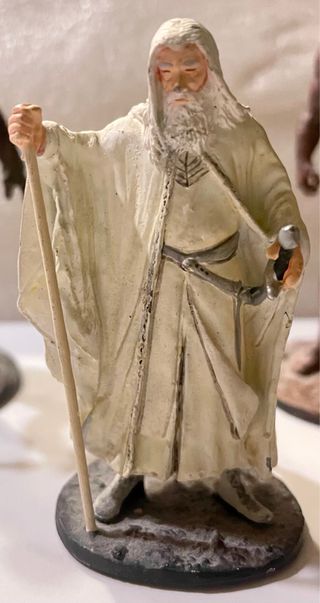 6 Figuras Plomo Pintadas Mano Coleccion