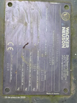 Miniexcavadora Wacker Neuson EZ36