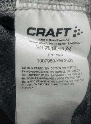 Talla L. Camiseta manga corta de hombre CRAFT