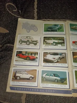 Colección Cromos Coches Motor 16