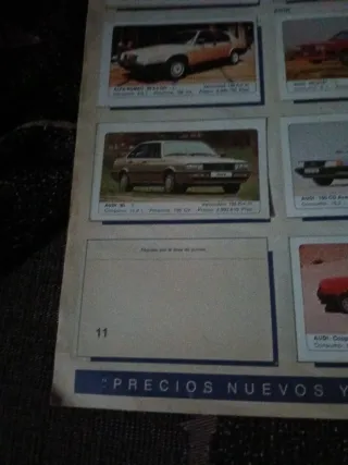 Colección Cromos Coches Motor 16