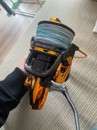 Carrete de pesca para siluro