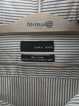 Camisa Zara Man Rayas Talla L