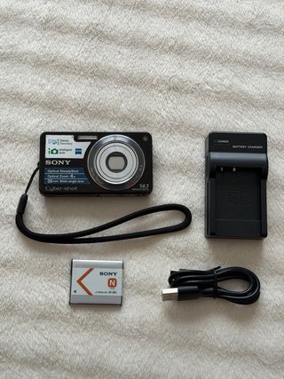 Sony Cybershot DSC-W350 Cámara Digital Negra
