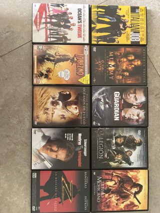 Colección 10 Películas DVD Aventura/Acción