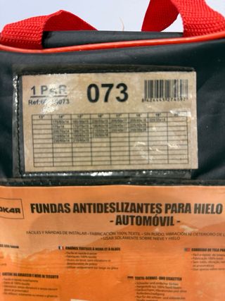 Fundas textiles para nieve y hielo 1 par