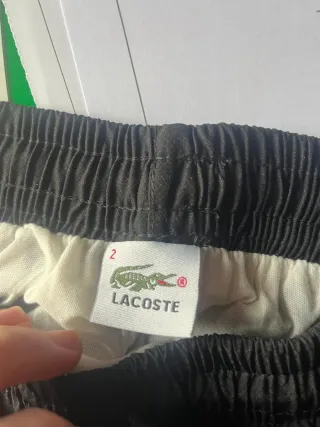 Pantalón Chándal Lacoste Vintage Negro Talla S
