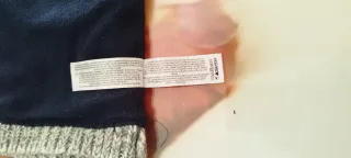 Braga de cuello tejida