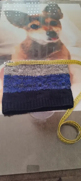 Braga de cuello tejida