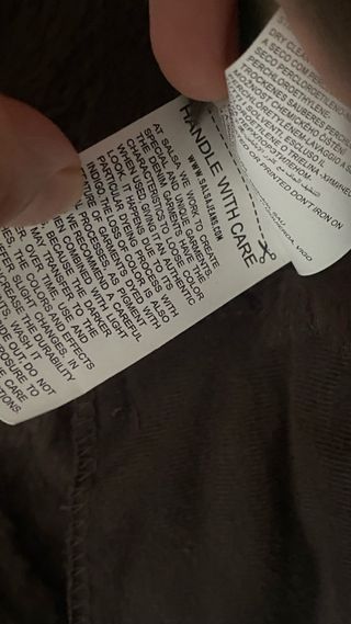 Chaqueta de ante entallada forro Salsa marron