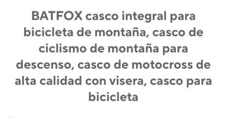 Casco Integral Bat Fox Negro Talle M