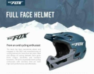 Casco Integral Bat Fox Negro Talle M