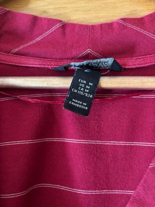 Camiseta premamá H&M rayas Talla M