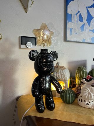 Lampada Orsetto Dipinta A Mano