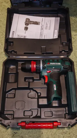 Taladro Atornillador Parkside 12V PBSA 12 E4 + Bat