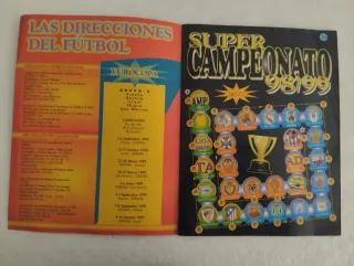 Álbum Super Campeonato 98/99 Fútbol