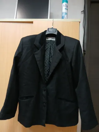 Giacca donna 100% lana vergine nera