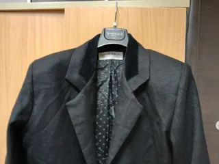 Giacca donna 100% lana vergine nera