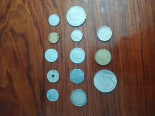 13 Monedas Pesetas 1940-1998