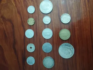13 Monedas Pesetas 1940-1998