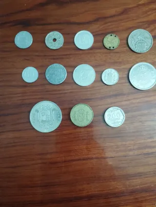 13 Monedas Pesetas 1940-1998