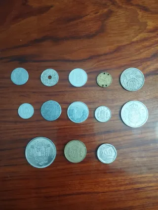 13 Monedas Pesetas 1940-1998