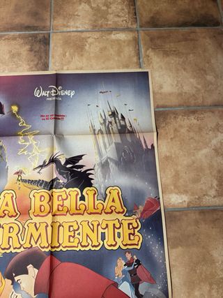 La Bella Durmiente Disney Póster Original