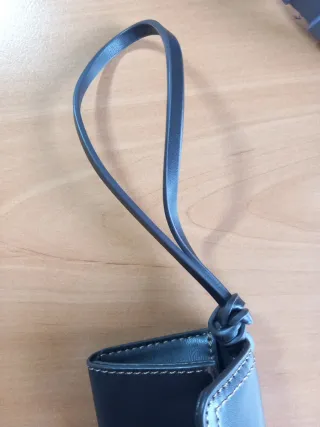 Accesorio bolso: monedero marrón muy oscuro