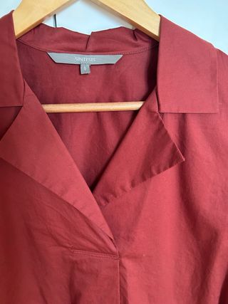 Camisa SINTESIS color caldero talla S