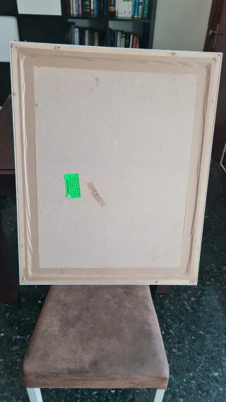 Espejo Pared Marco Madera Blanco