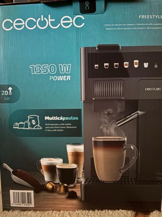 Cafetera Cecotec Freestyle 1350W Multicápsulas