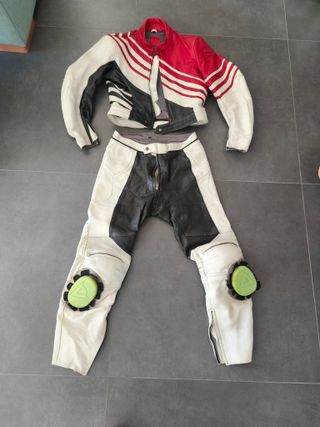 Mono cuero Hein Gericke + deslizadores Dainese