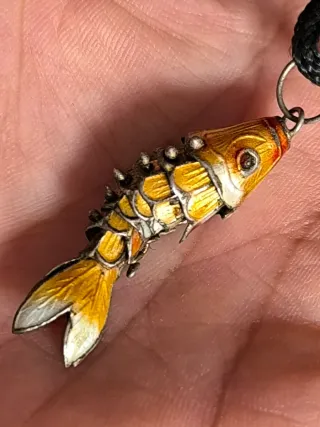 Colgante Pez Koi Articulado Vintage