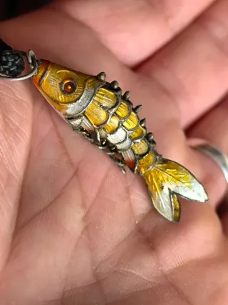 Colgante Pez Koi Articulado Vintage