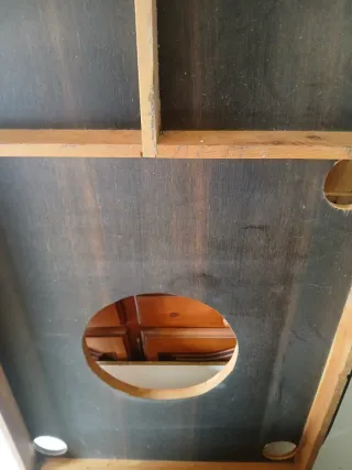 Tarima de mesa de madera