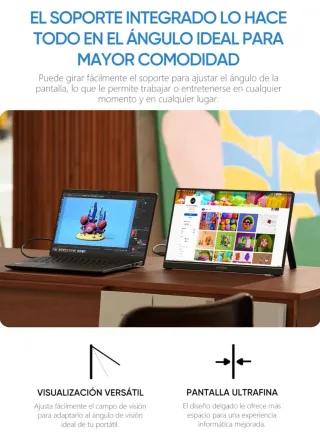 Monitor Portátil ARZOPA 15.6° FHD FULL HD