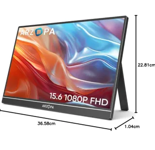 Monitor Portátil ARZOPA 15.6° FHD FULL HD