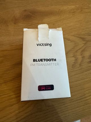Transmisor FM Bluetooth Victsing Coche